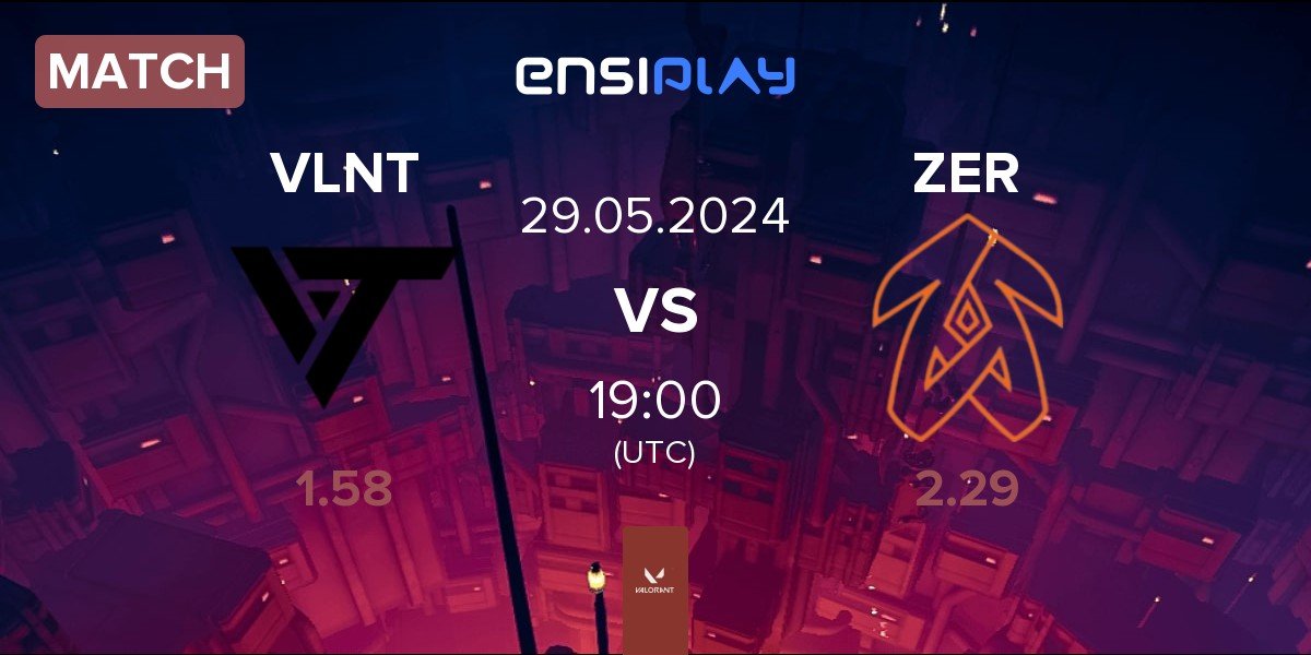 Match Valiant VLNT vs Zerance ZER | 29.05