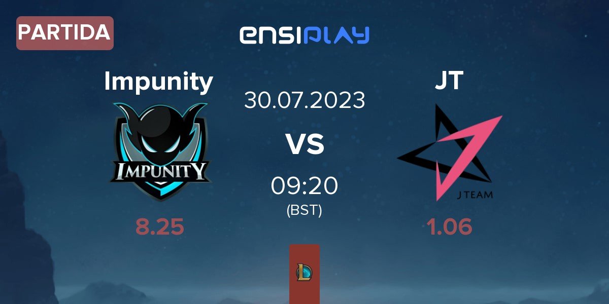 Partida Impunity vs J Team JT | 30.07