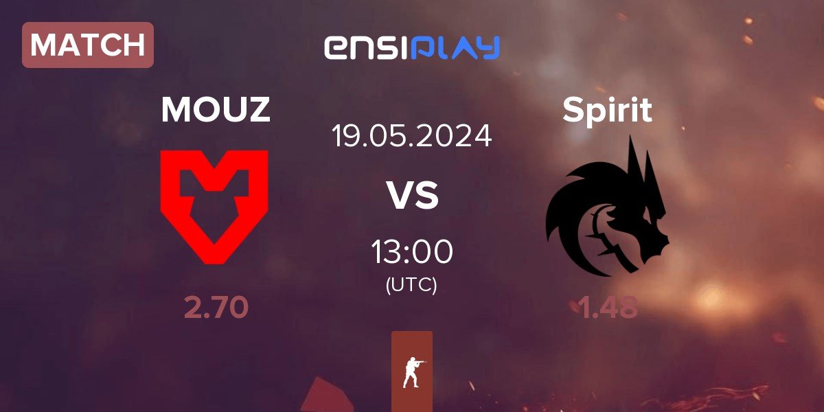 Match MOUZ vs Team Spirit Spirit | 19.05