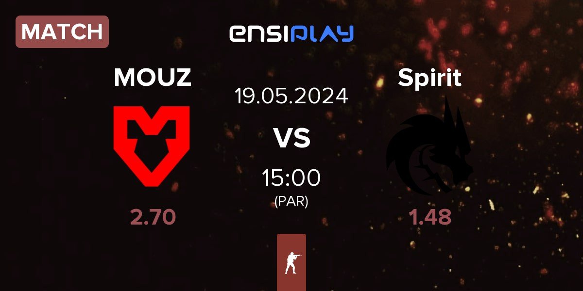 Match MOUZ vs Team Spirit Spirit | 19.05