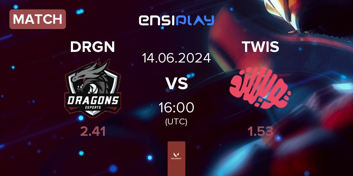 Match Dragons Esports DRGN vs Twisted Minds TWIS | 14.06