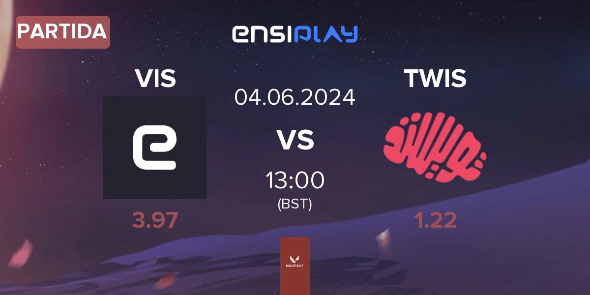 Partida Vision Esports VIS vs Twisted Minds TWIS | 04.06