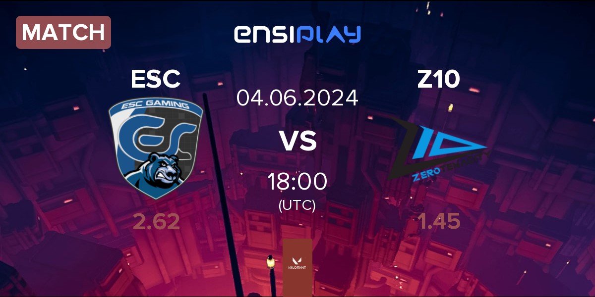 Match ESC Gaming ESC vs Zero Tenacity Z10 | 04.06