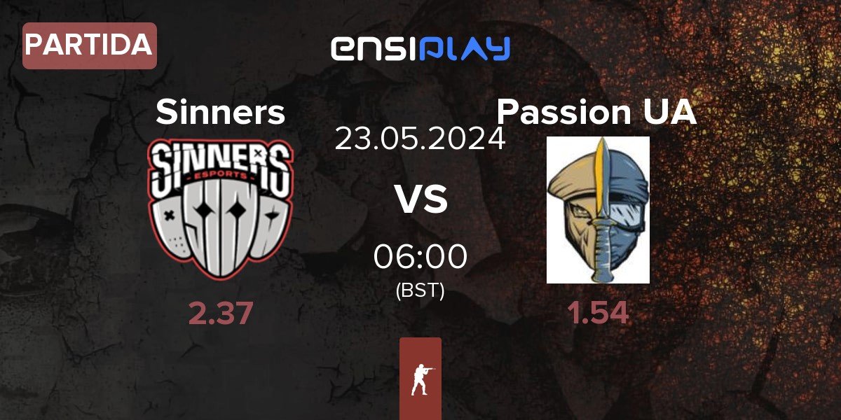 Partida Sinners Esports Sinners vs Passion UA | 23.05