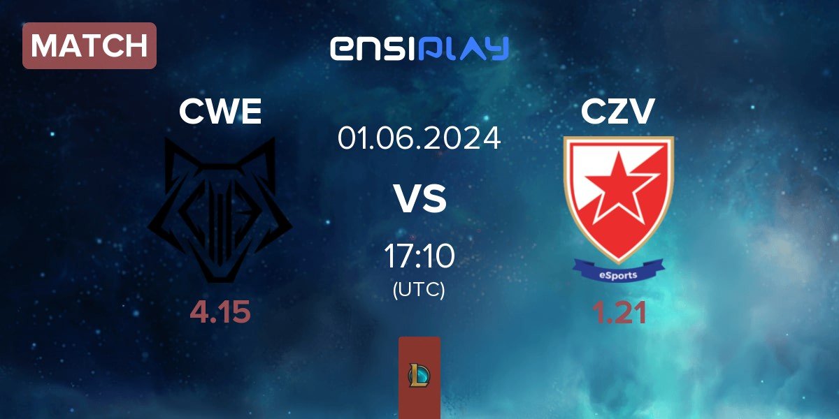 Match Cyber Wolves CWE vs Crvena zvezda Esports CZV | 01.06