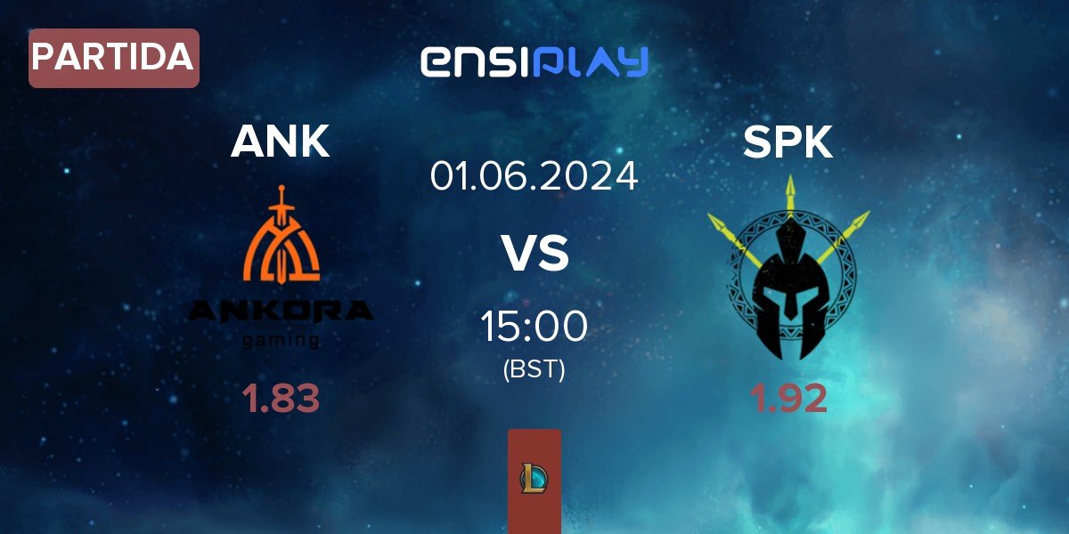 Partida Ankora Gaming ANK vs SPIKE Syndicate SPK | 01.06