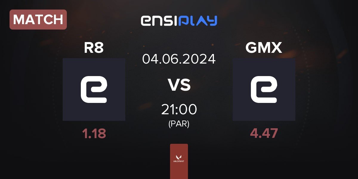 Match R8 Esports R8 vs Gamax Esports GMX | 04.06
