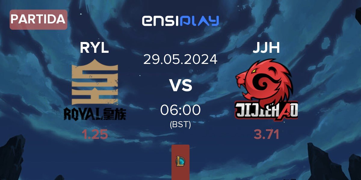 Partida Royal Club RYL vs Ji Jie Hao JJH | 29.05