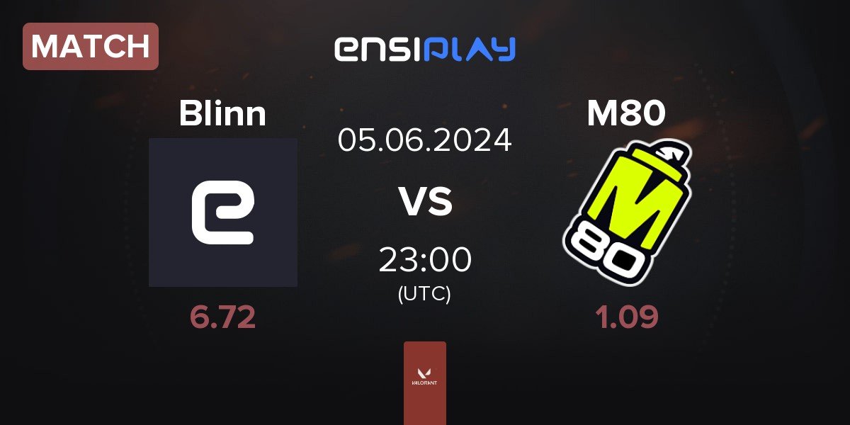 Match Blinn Esports Blinn vs M80 | 05.06