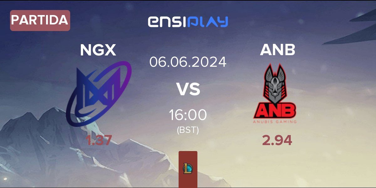 Partida Nigma Galaxy NGX vs Anubis Gaming ANB | 06.06
