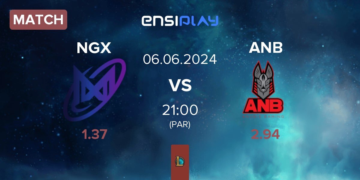 Match Nigma Galaxy NGX vs Anubis Gaming ANB | 06.06
