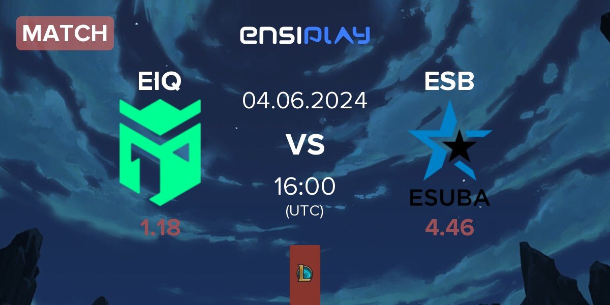 Match Entropiq EIQ vs eSuba ESB | 04.06