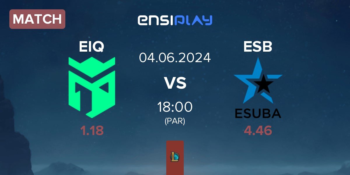Match Entropiq EIQ vs eSuba ESB | 04.06