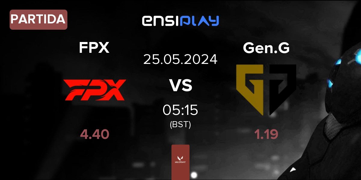 Partida FunPlus Phoenix FPX vs Gen.G Esports Gen.G | 25.05