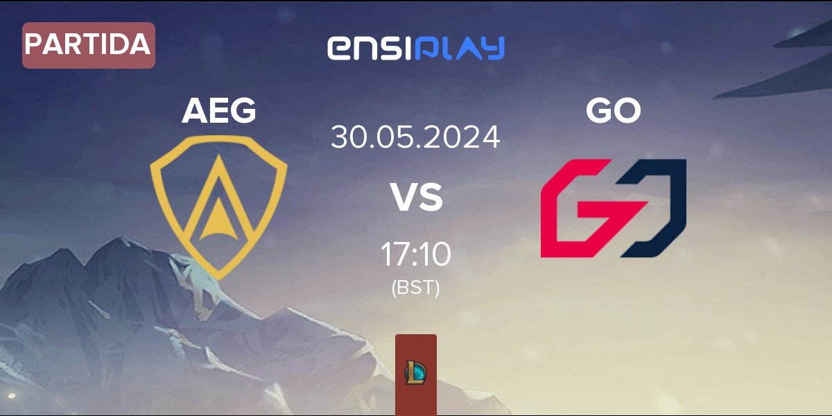 Partida Aegis AEG vs Team GO GO | 30.05