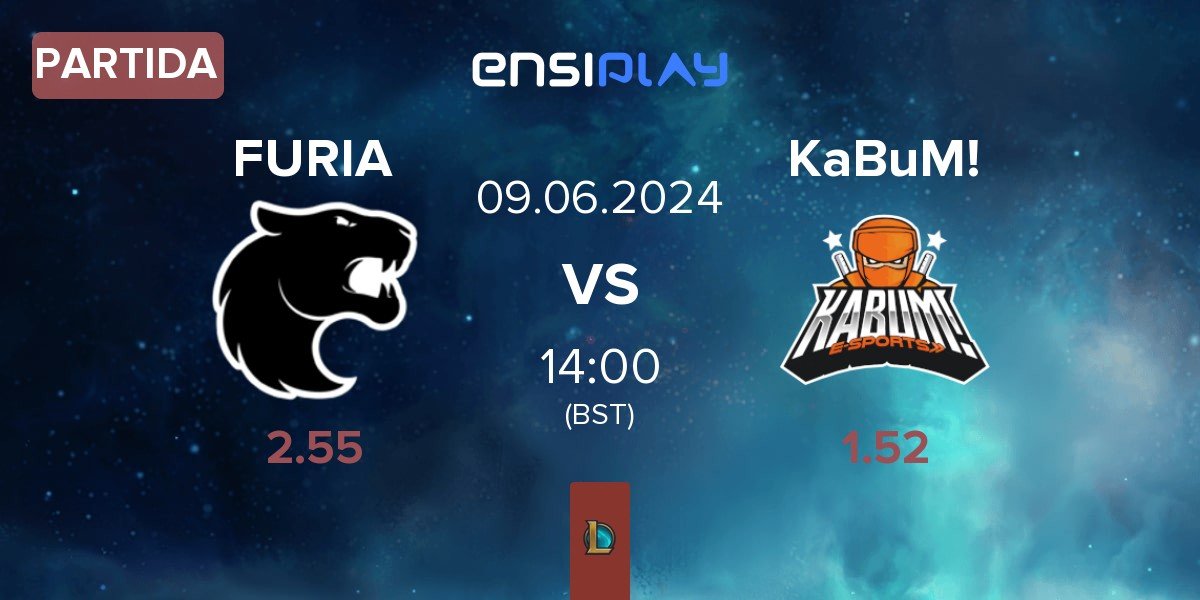 Partida FURIA Esports FURIA vs KaBuM! eSports KaBuM! | 09.06