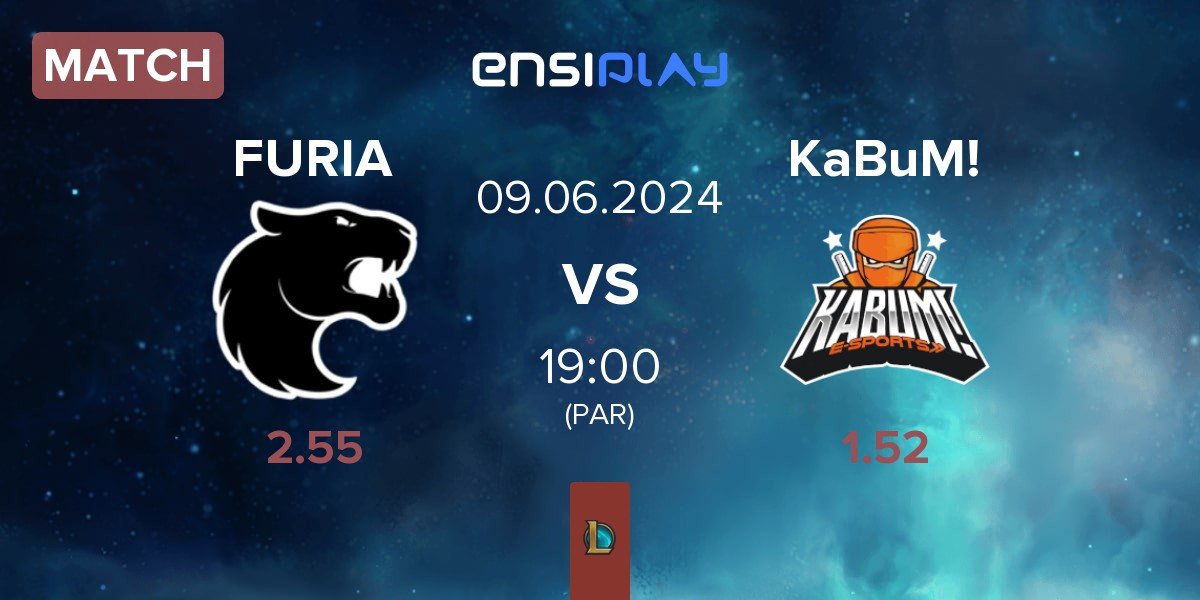 Match FURIA Esports FURIA vs KaBuM! eSports KaBuM! | 09.06