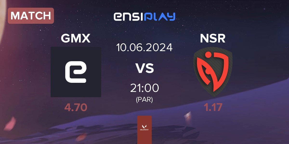 Match Gamax Esports GMX vs NASR Esports NSR | 10.06