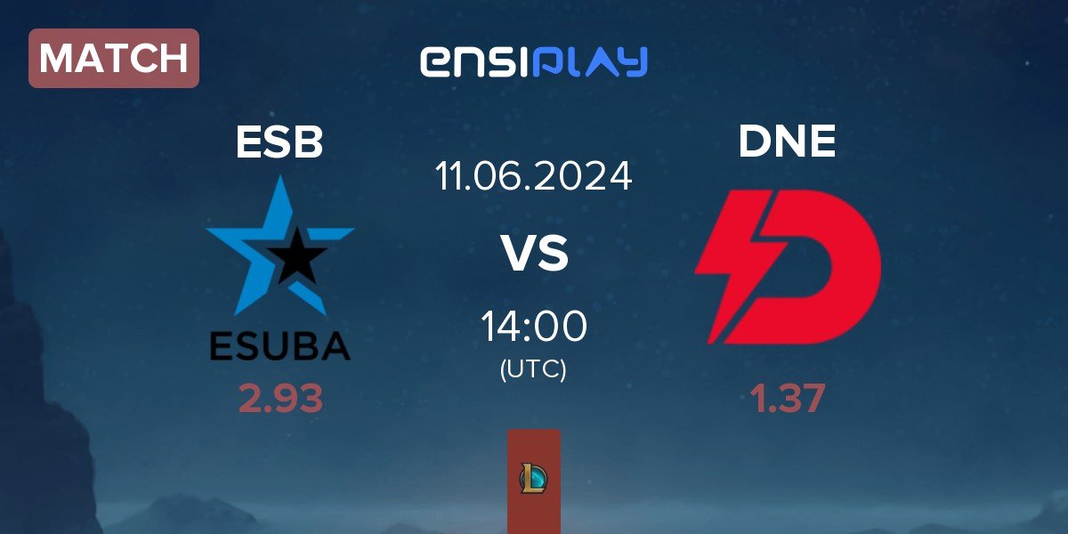 Match eSuba ESB vs Dynamo Eclot DNE | 11.06