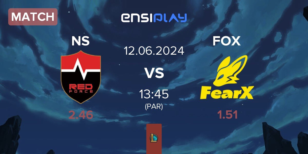 Match Nongshim RedForce NS vs FearX FOX | 12.06