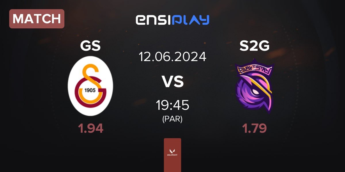 Match Galatasaray Esports GS vs S2G Esports S2G | 12.06