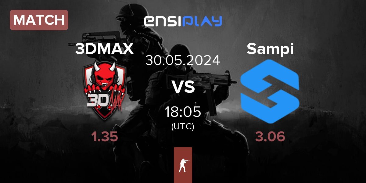 Match 3DMAX vs Team Sampi Sampi | 30.05