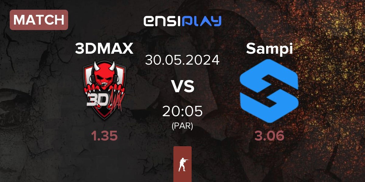 Match 3DMAX vs Team Sampi Sampi | 30.05