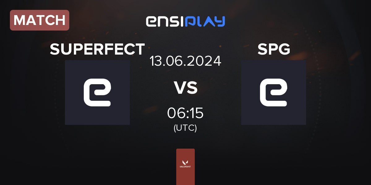 Match SUPERFECT Esports SUPERFECT vs Sin Prisa Gaming SPG | 13.06