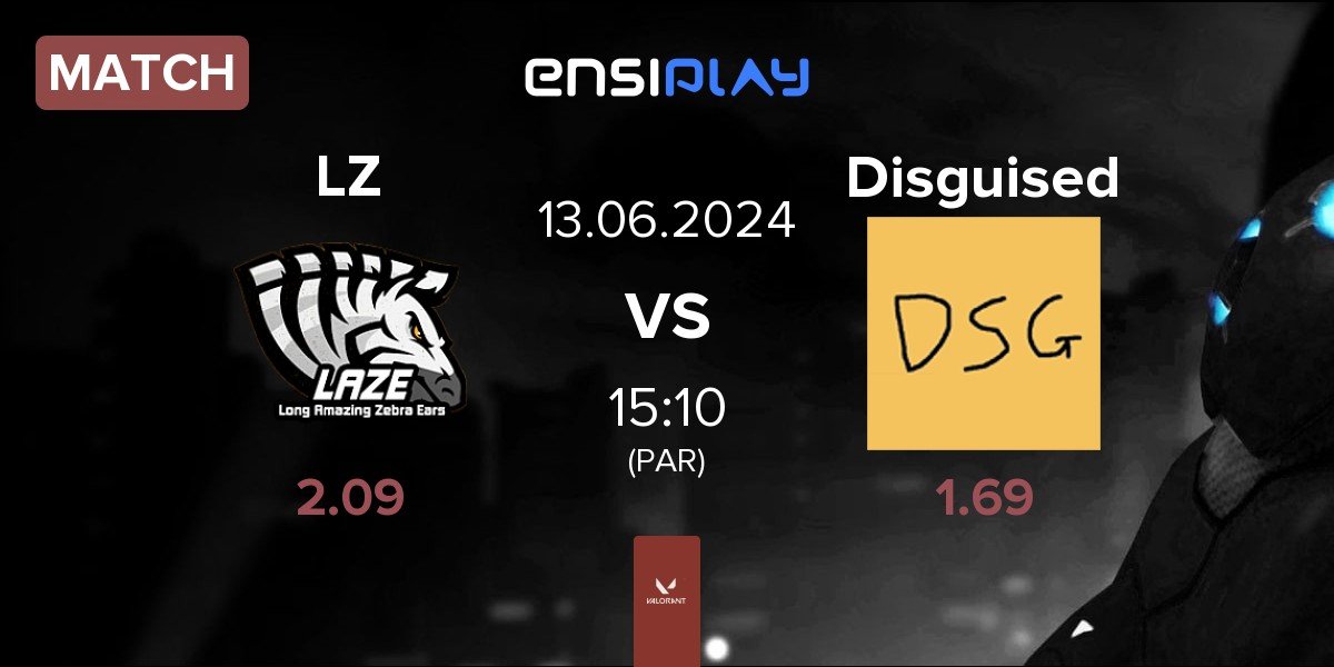 Match LaZe LZ vs Disguised DSG | 13.06