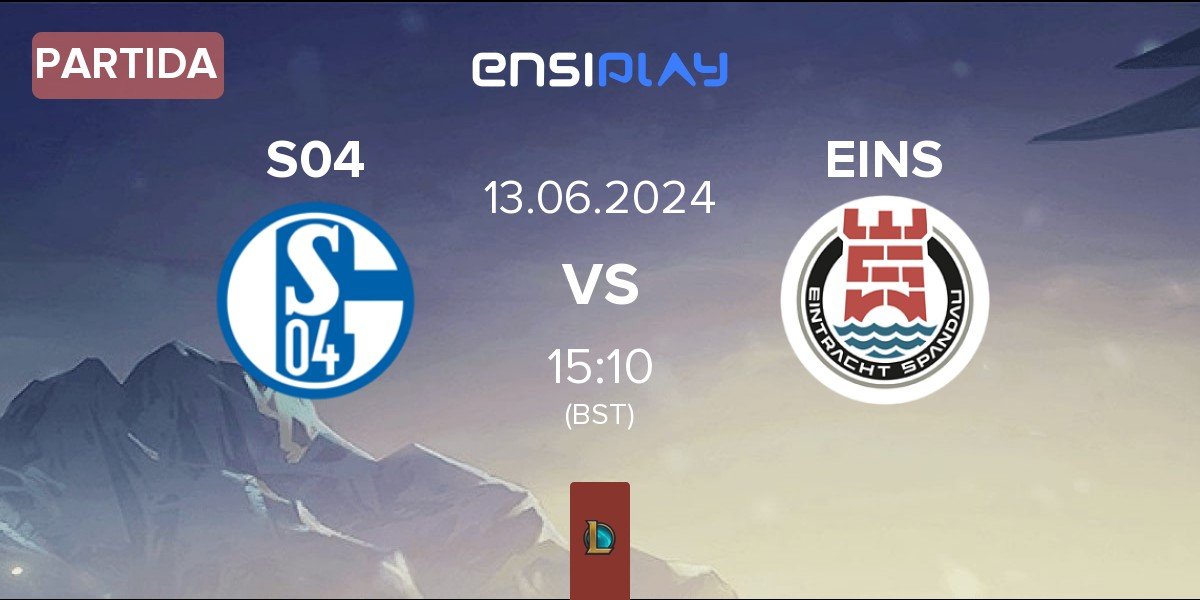 Partida FC Schalke 04 Esports S04 vs Eintracht Spandau EINS | 13.06