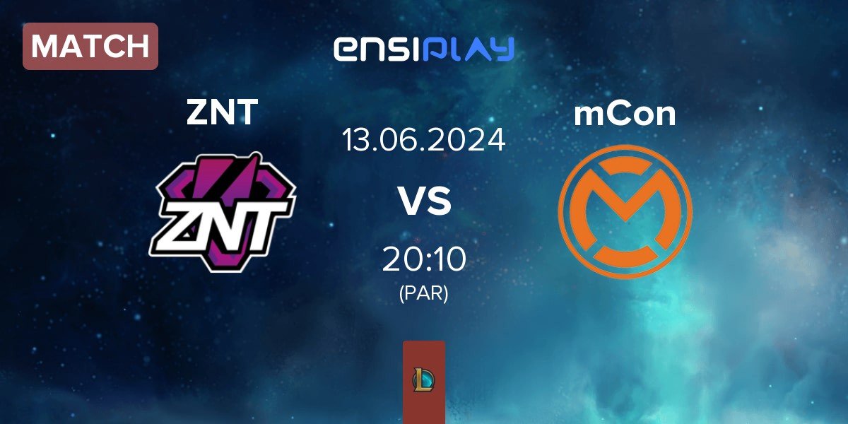 Match ZennIT ZNT vs mCon esports mCon | 13.06