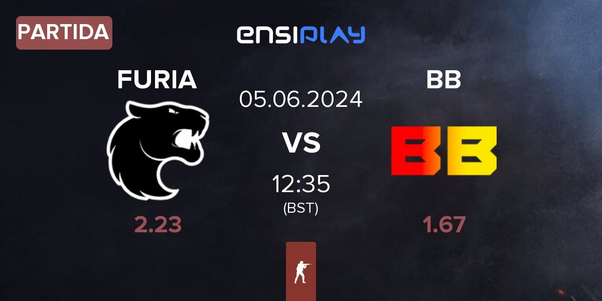 Partida FURIA Esports FURIA vs BetBoom BB | 05.06