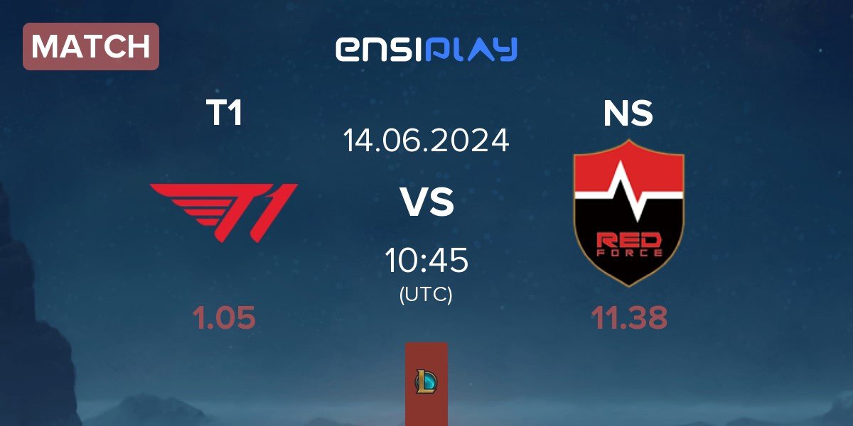 Match T1 vs Nongshim RedForce NS | 14.06
