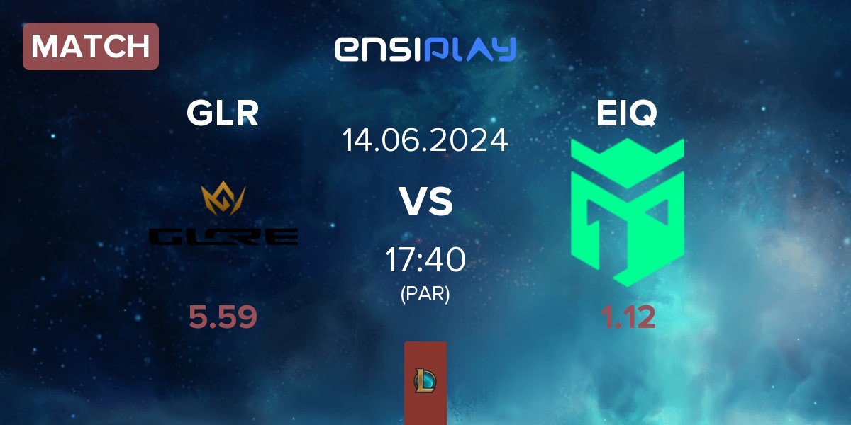 Match GLORE GLR vs Entropiq EIQ | 14.06