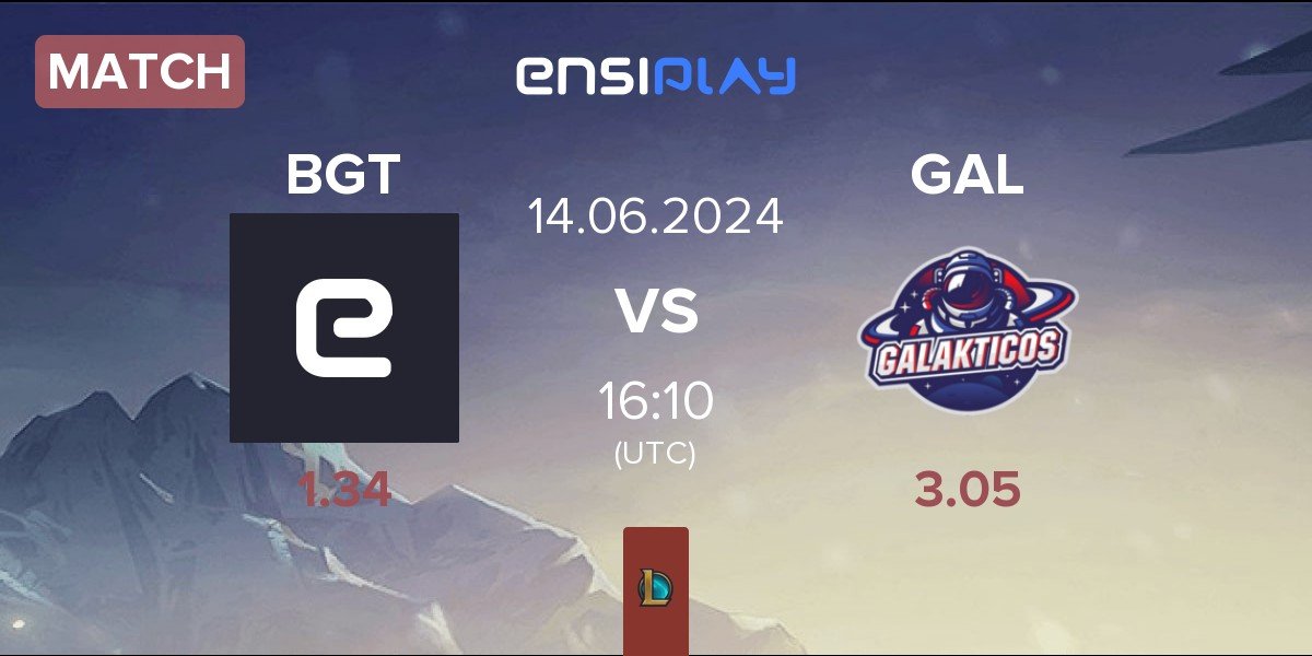 Match BoostGate Esports BGT vs Galakticos GAL | 14.06