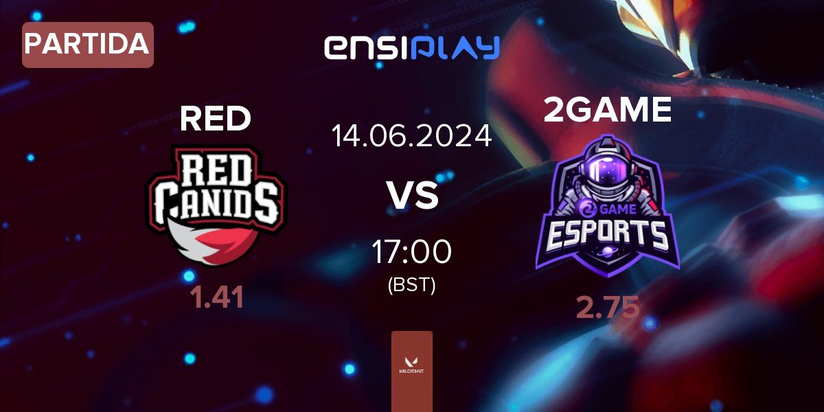 Partida RED Canids RED vs 2GAME Esports 2GAME | 14.06