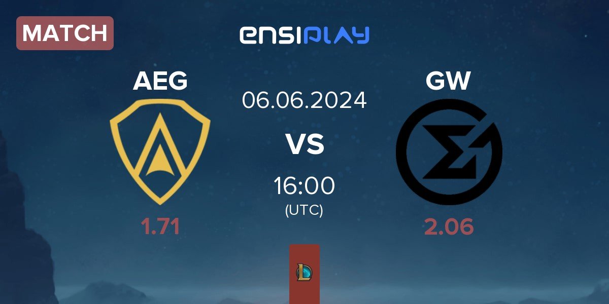 Match Aegis AEG vs GameWard GW | 06.06