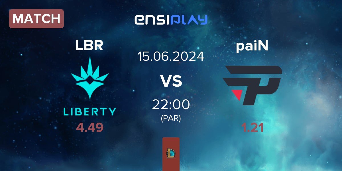 Match Liberty LBR vs paiN Gaming paiN | 15.06