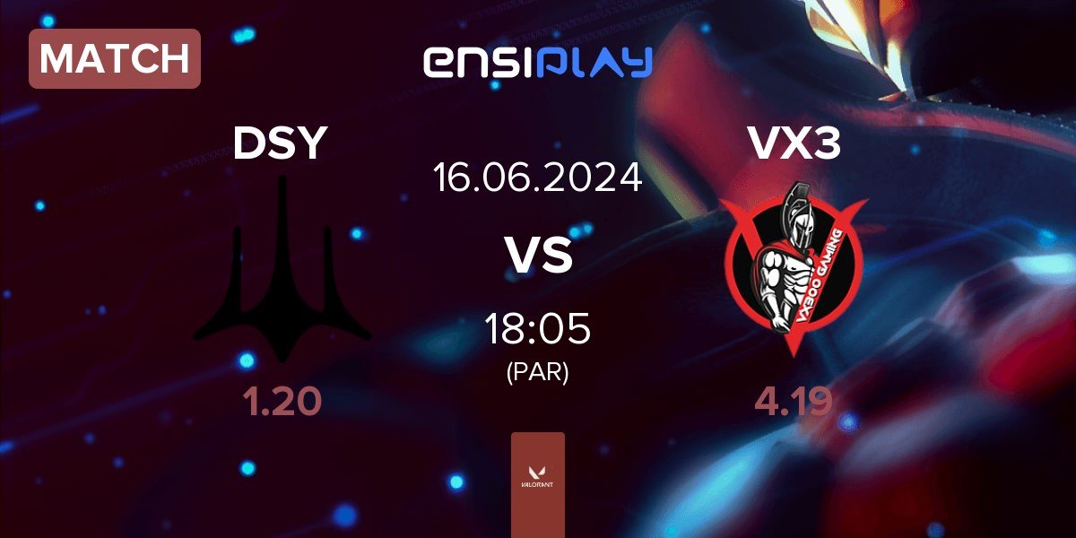 Match Dsyre DSY vs VX300 Gaming VX3 | 16.06