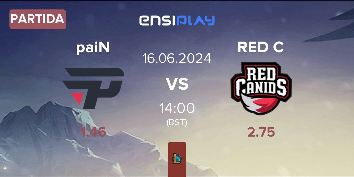 Partida paiN Gaming paiN vs RED Canids RED C | 16.06