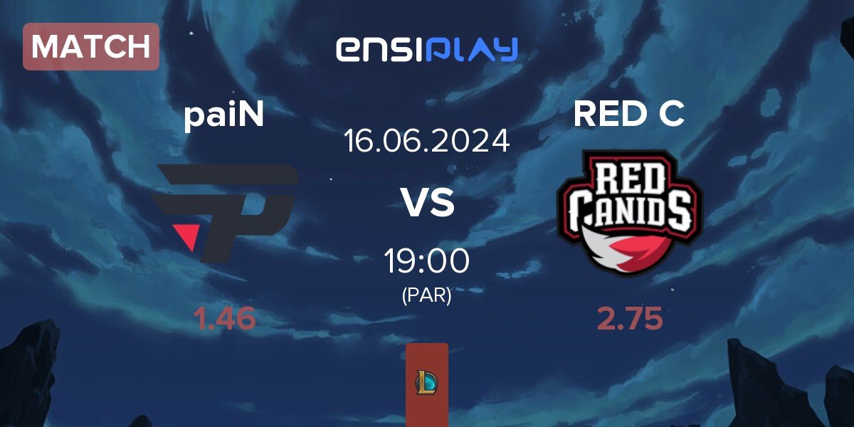 Match paiN Gaming paiN vs RED Canids RED C | 16.06