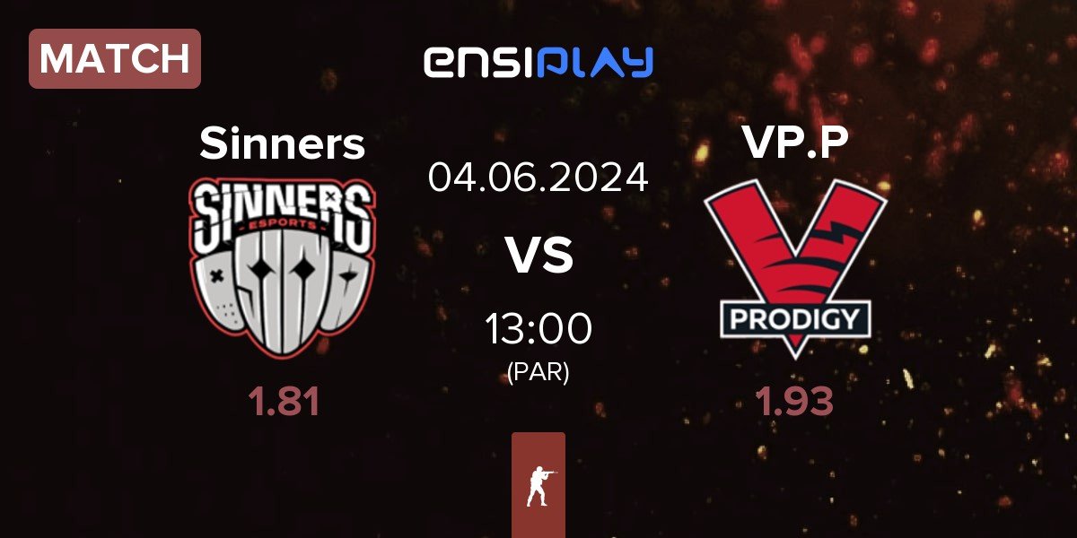 Match Sinners Esports Sinners vs VP.Prodigy VP.P | 04.06