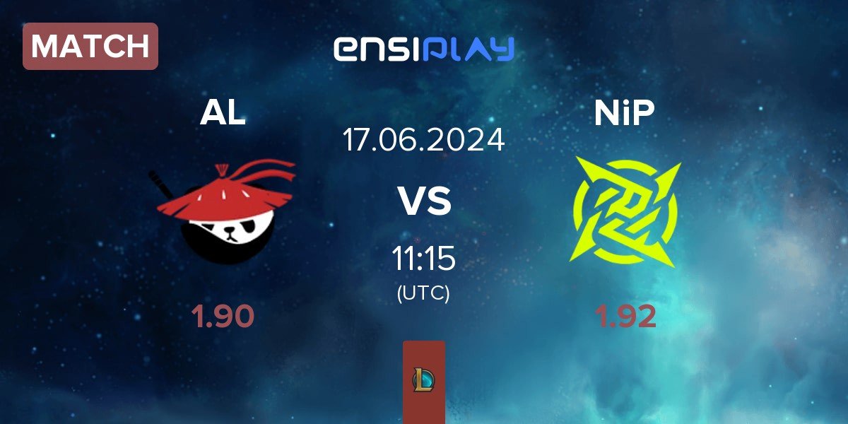 Match Anyone's Legend AL vs Ninjas In Pyjamas NiP | 17.06