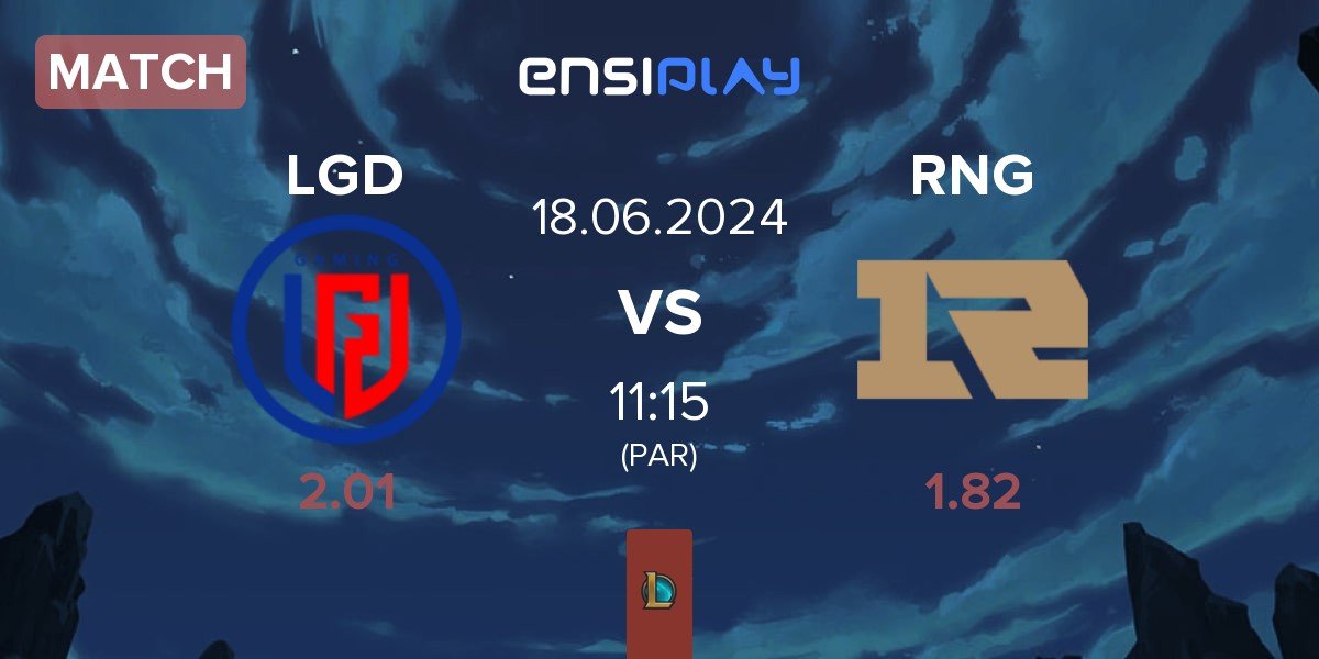 Match LGD Gaming LGD vs Royal Never Give Up RNG | 18.06