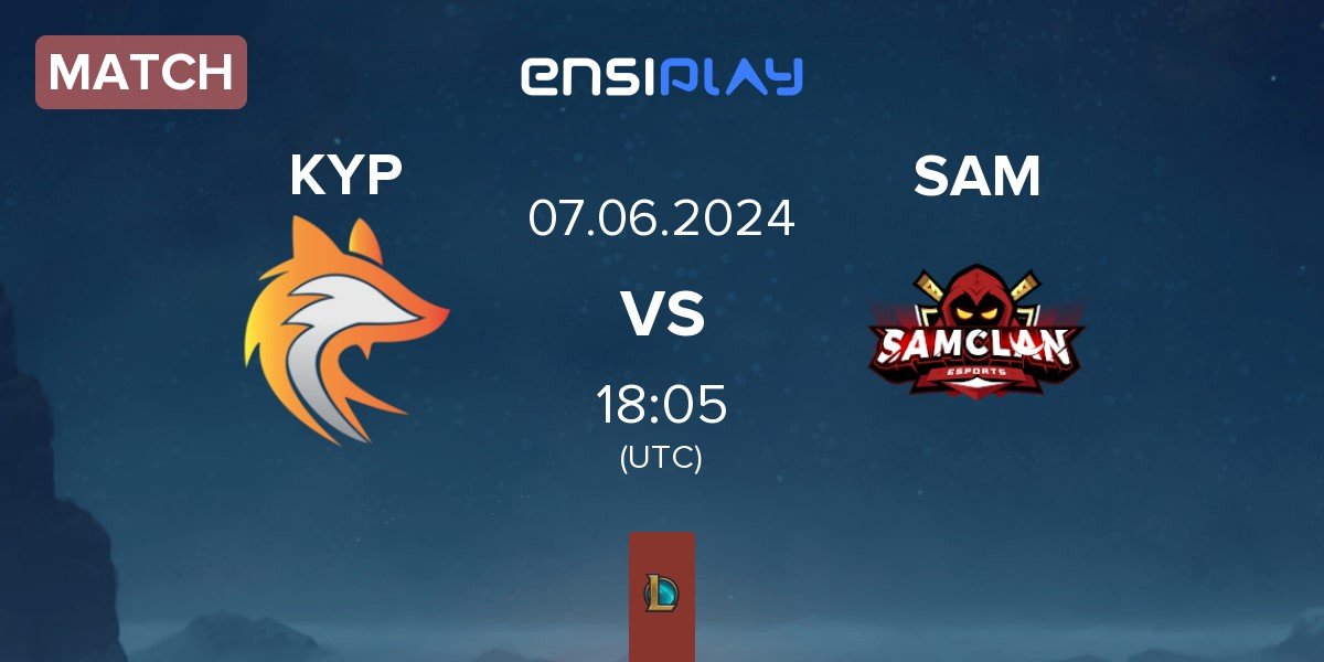Match Keypulse Esports KYP vs SAMCLAN Esports Club SAM | 07.06