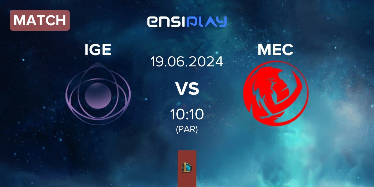 Match ION Global Esports IGE vs Mammoth Esports MEC | 19.06