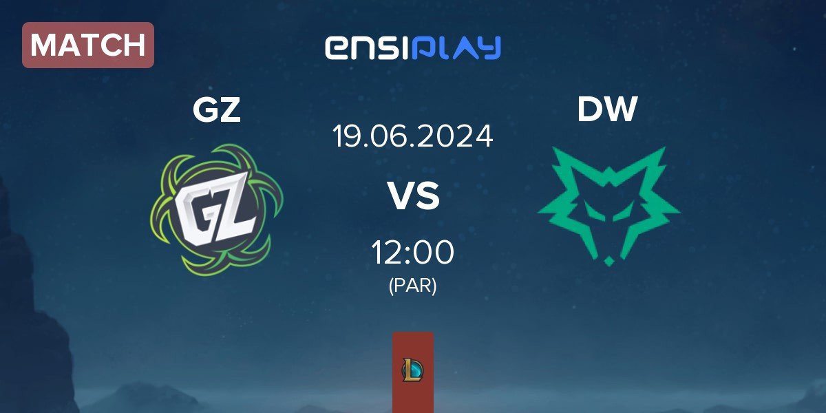 Match Ground Zero Gaming GZ vs Dire Wolves DW | 19.06