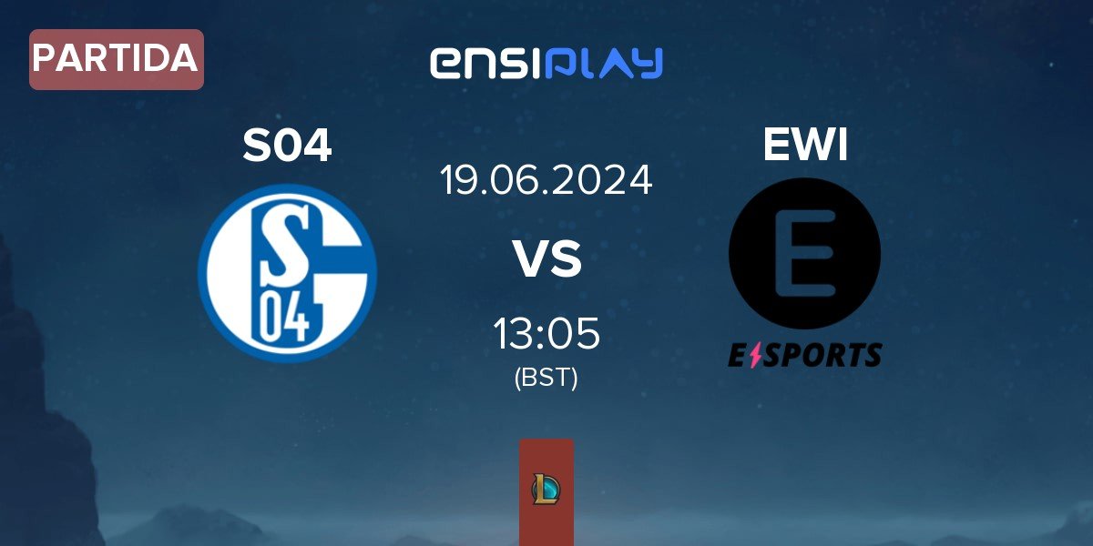 Partida FC Schalke 04 Esports S04 vs E WIE EINFACH E-SPORTS EWI | 19.06