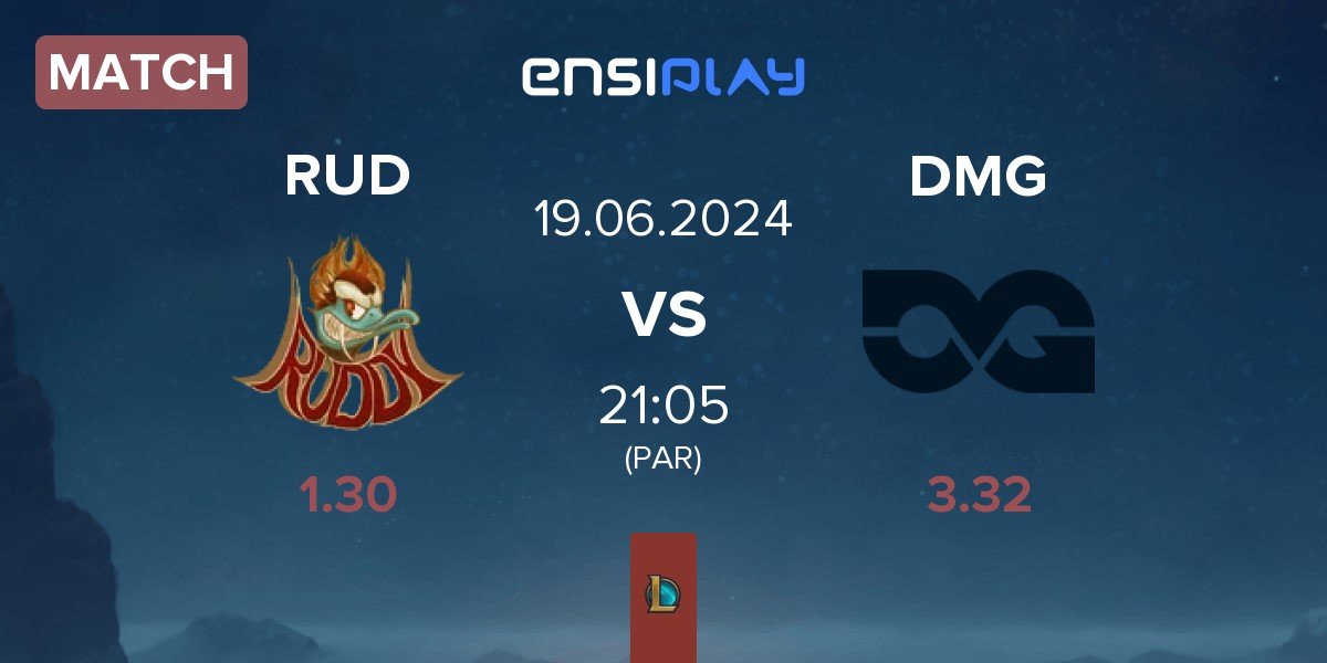 Match Ruddy Esports RUD vs DMG Esports DMG | 19.06