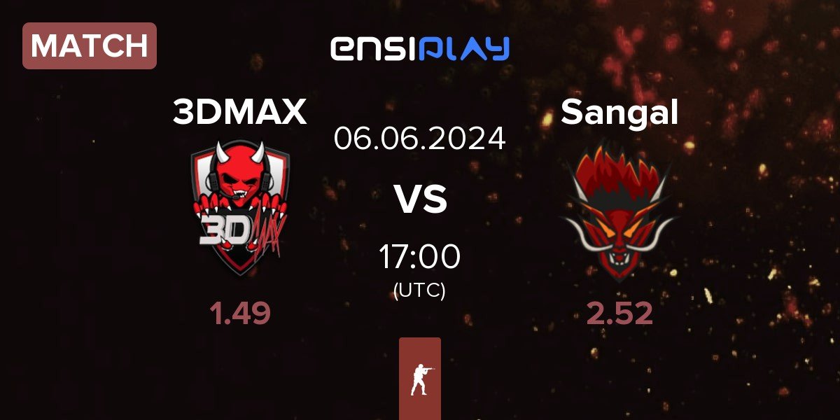 Match 3DMAX vs Sangal Esports Sangal | 06.06